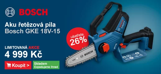Aku řetězová pila GKE 18V-15 Bosch 06008D7000