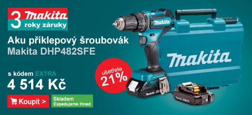 Aku příklepový šroubovák Li-ion LXT 18V/2x3,0 Ah Makita DHP482SF