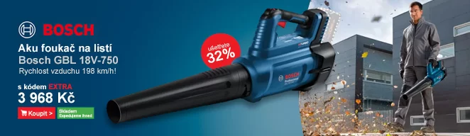 Aku foukač 18V bez aku Bosch GBL 18V-750