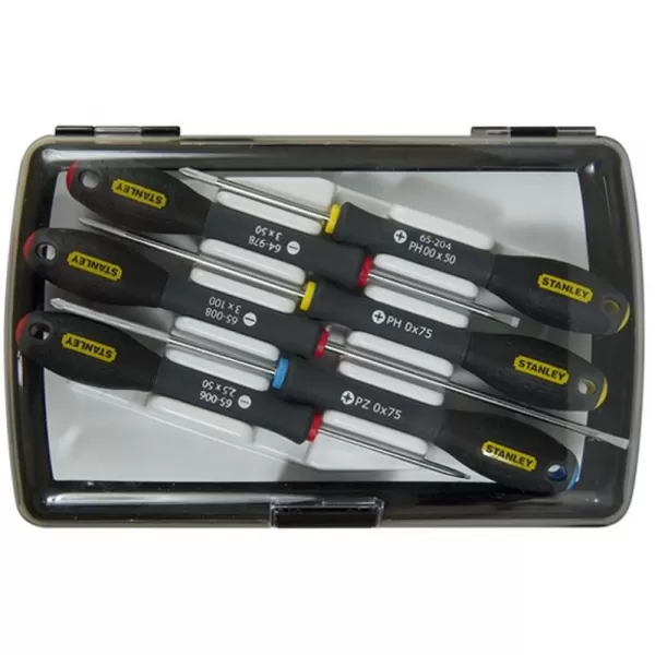 6-ti dílná sada přesných šroubováků Stanley FatMax 0-65-492