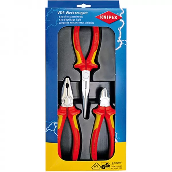 Elektro set VDE Knipex 00 20 12