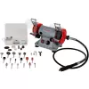 Mini-dvojitá bruska Holzmann DSM75SET 230V