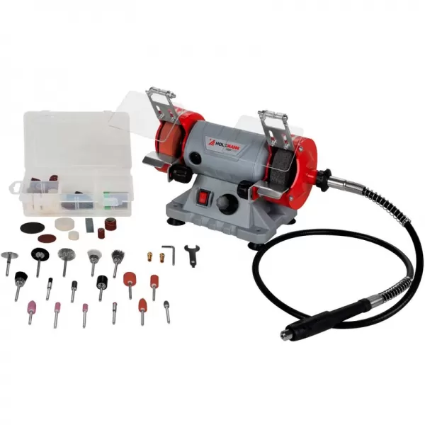Mini-dvojitá bruska Holzmann DSM75SET 230V