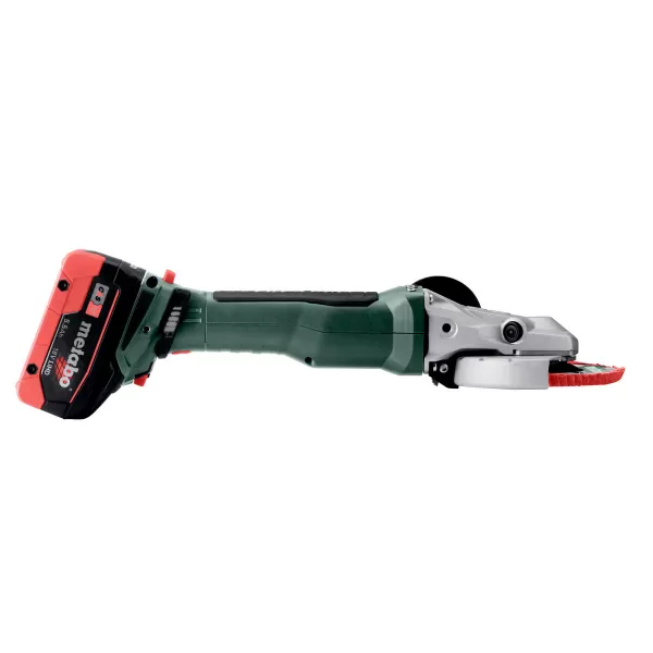 Aku úhlová bruska s plochou hlavou 18V bez aku WVBF 18 LT BL 11-125 Quick Metabo 601307840