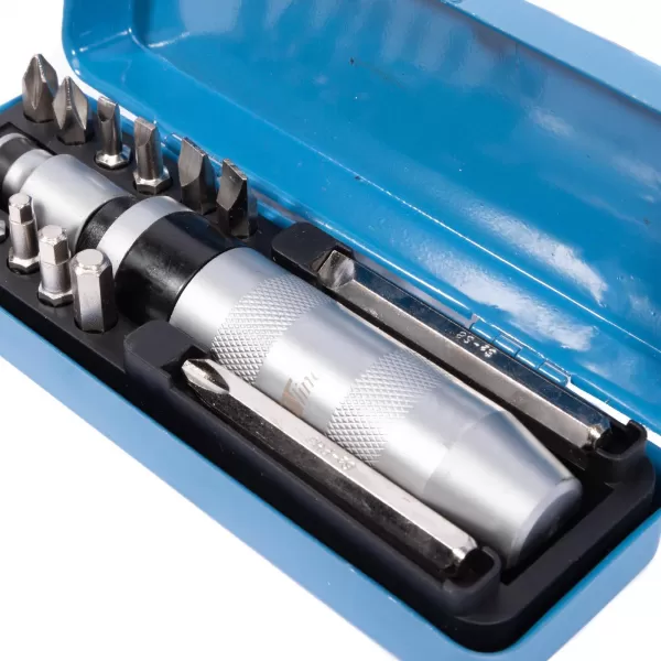 Úderový šroubovák celokovový s bity 16 dílů XTline XT07116