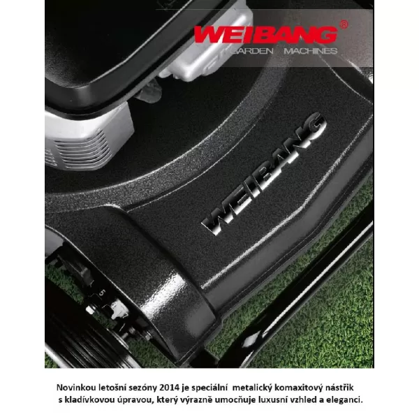 Benzínová sekačka s pojezdem Weibang WB 536 SKVPRO