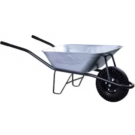 Stavební kolečko pozink 80L, plná pryž XTline Z11940