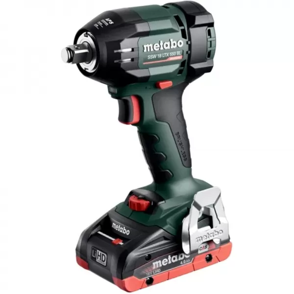 Aku rázový utahovák 18V 2x4 Ah SSW 18 LTX 550 BL Metabo 602404800