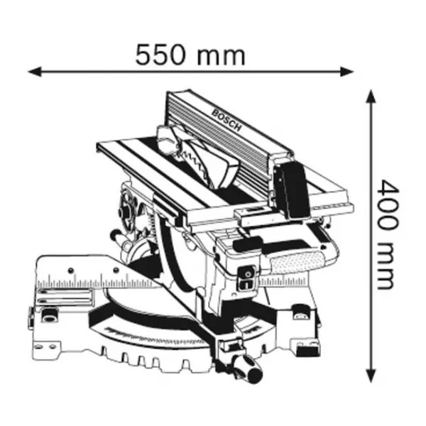 Kombinovaná pila Bosch GTM 12 JL 0.601.B15.001