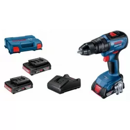 Aku vrtačka s příklepem 3× GBA 2,0Ah + GAL 18V-20 v L-Case Bosch GSB 18V-50 0 601 9H5 121