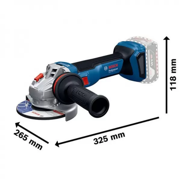 Aku úhlová bruska 18V bez aku Bosch GWS 18V-11 S 06019N4000