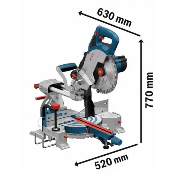 Aku pokosová pila 18V bez aku Bosch GCM 18V-216 0.601.B41.000