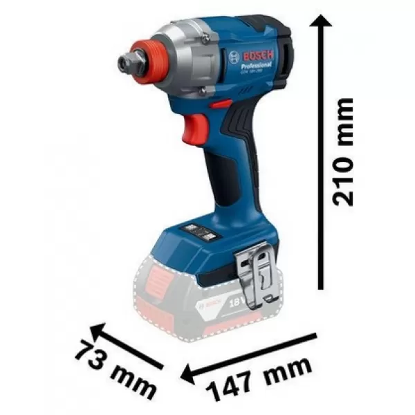 Aku kombinovaná sada 18V 2x2,0Ah GDX 18V-285 + GSR 185-LI + 2× 2,0 Ah + GAL 18V-20 Bosch 06019N2123