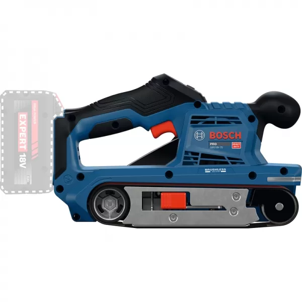 Aku pásová bruska 18V bez aku Bosch PRO GBS18V-75 06012C2000