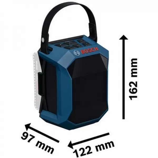 Aku reproduktor 18V bez aku GPB 18V-1C Bosch 06014A7001