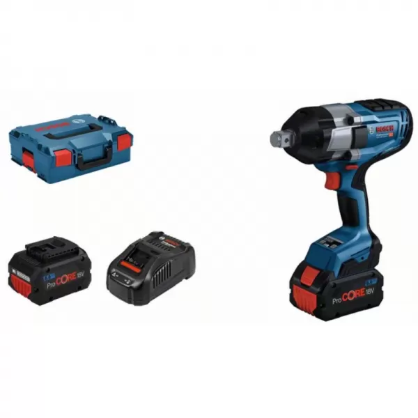 Aku rázový utahovák 2x8,0Ah BOSCH GDS 18V-1050 H BiTurbo 06019J8502