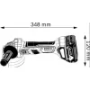 Aku úhlová bruska bez aku Professional Bosch GWS 180-LI 0.601.9H9.020