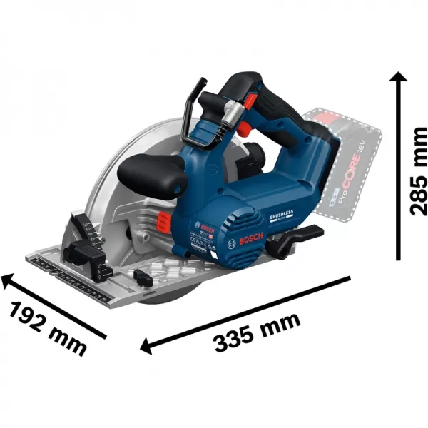 Aku okružní pila 18V bez aku Bosch PRO GKS 18V-68-2 06016D0000