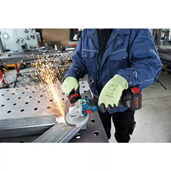 Aku úhlová bruska 150mm 18V bez aku Bosch GWS 18V-10 SC Professional 0.601.9G3.50B