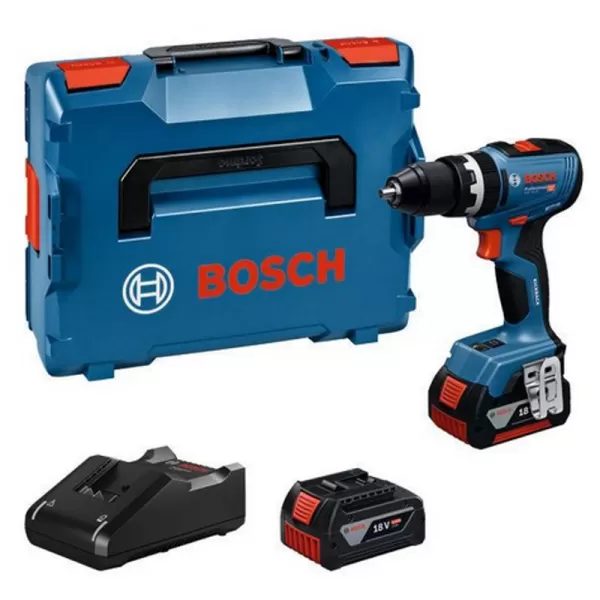 Aku příklepový vrtací šroubovák 18V 2x5,0Ah Bosch GSB 18V-65