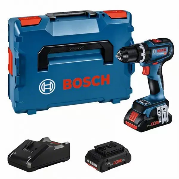 Aku vrtací šroubovák 2x4,0Ah 18V Bosch GSB 18V-90 C 06019K6104