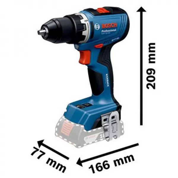 Aku šroubovák 18V bez aku Bosch GSR 18V-65 06019N3201