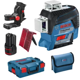 Křížový laser Bosch GLL 3-80 C Professional L-Boxx 136 + držák BM1