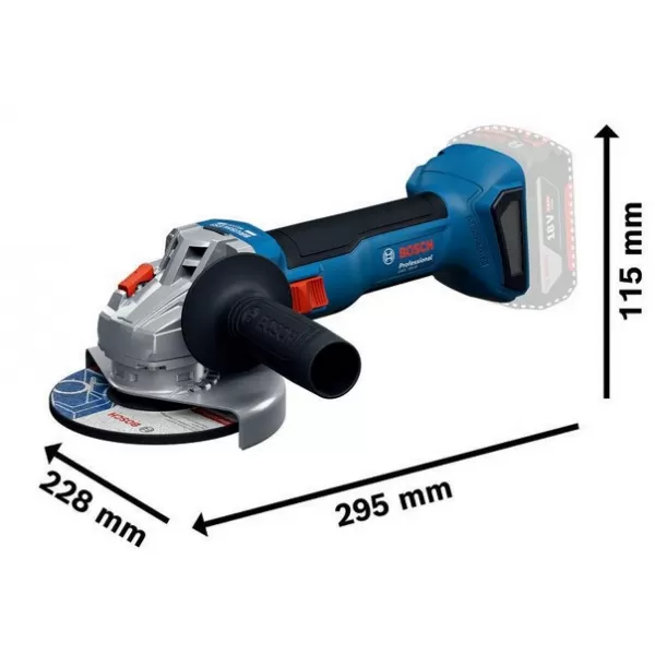 Sada 3 ks 18V nářadí: GSR + GWS + GBH + 2× GBA 18V 4.0 Ah + GAL 18V-40 Bosch 0615A50094