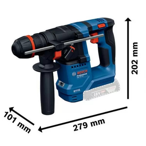 Aku vrtací kladivo 18V bez aku s ONECHUCK Bosch GBH 18V-18 X