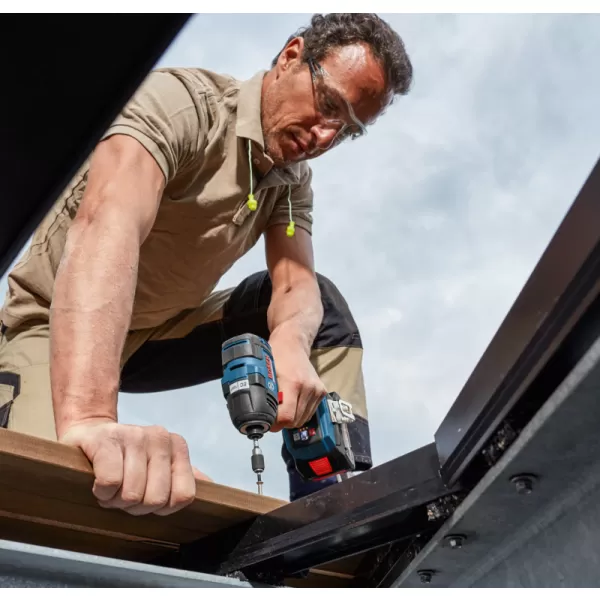 Aku rázový utahovák 18V 2x5,0Ah Bosch GDR 18V-200 C Professional