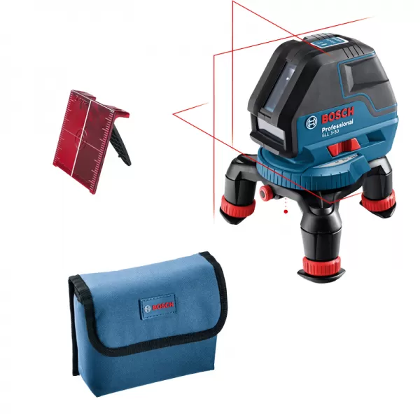 Multičárový laser Bosch GLL 3-50 Professional + pouzdro