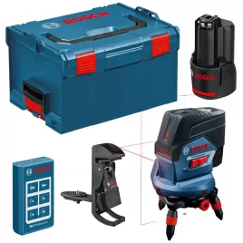 Křížový laser Bosch GCL 2-50 C Professional + aku 2,0Ah + L-Boxx 238 + dálkové ovládání
