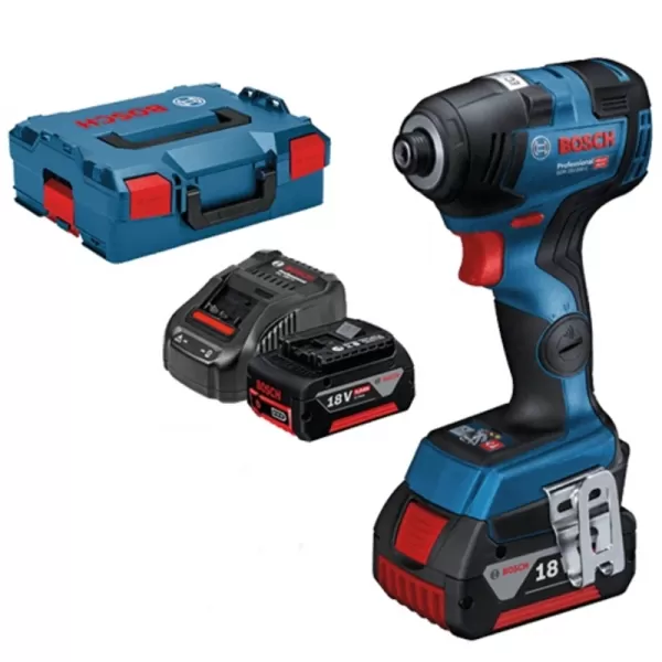 Aku rázový utahovák 18V 2x5,0Ah Bosch GDR 18V-200 C Professional