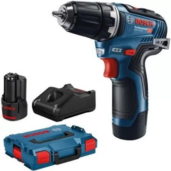 Aku vrtací šroubovák 2x3,0Ah L-BOXX Bosch GSR 12V-35 06019H8002