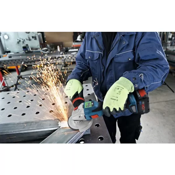 Aku úhlová bruska 2x8,0Ah Bosch BITURBO GWS 18V-15 SC 06019H6101