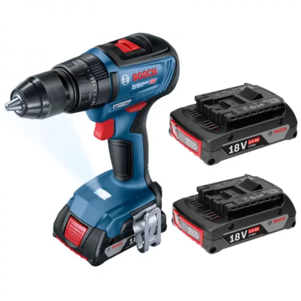 Aku kombinovaný šroubovák 18V 2x2Ah Bosch GSB 18V-50 0.601.9H5.100