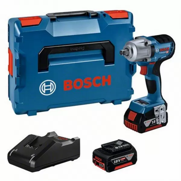Aku rázový utahovák 2x4,0Ah Bosch GDS 18V-450 PC 06019K4102