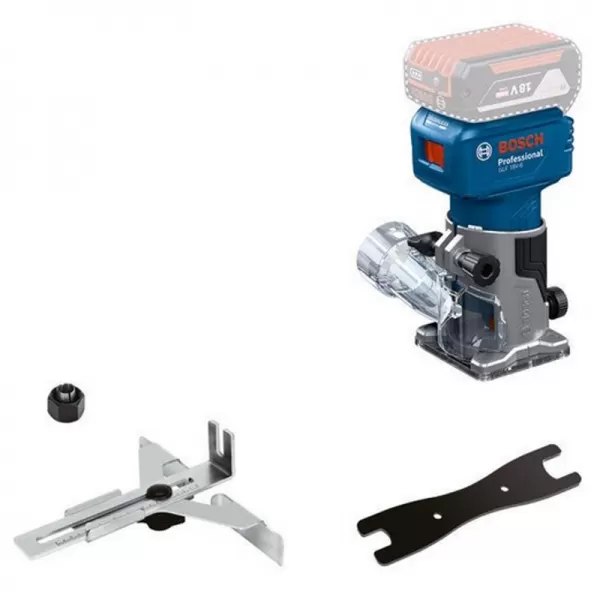 Aku horní frézka 18V Bosch GLF 18V-8 06016C6020