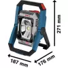 Aku pracovní světlo 18V bez aku Bosch PRO GLI18V-3000 06014A8100