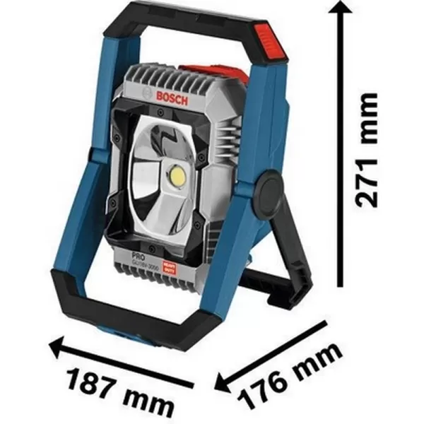 Aku pracovní světlo 18V bez aku Bosch PRO GLI18V-3000 06014A8100