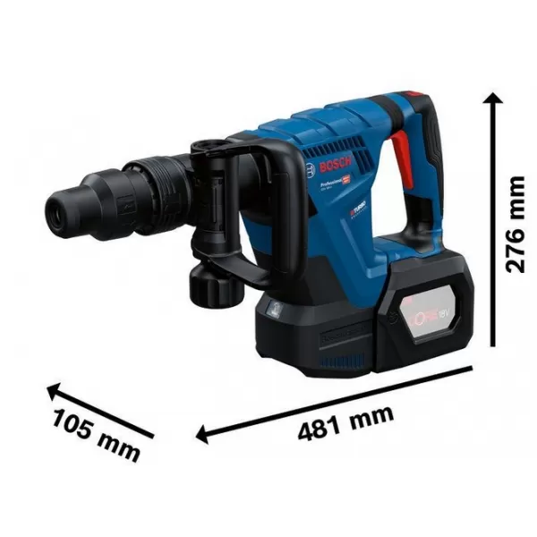 Aku sekací kladivo SDS max 18V bez aku Bosch GSH 18V-5