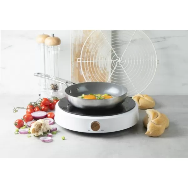 Indukční jednoplotýnkový vařič kulatý DOMO DO30112IP