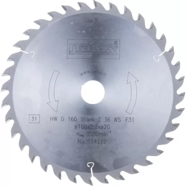 Pilový kotouč 160 × 2.2/1.4 × 20 36T Narex 65406746