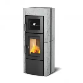 Krbová kamna šedá LA NORDICA ESTER FORNO EVO