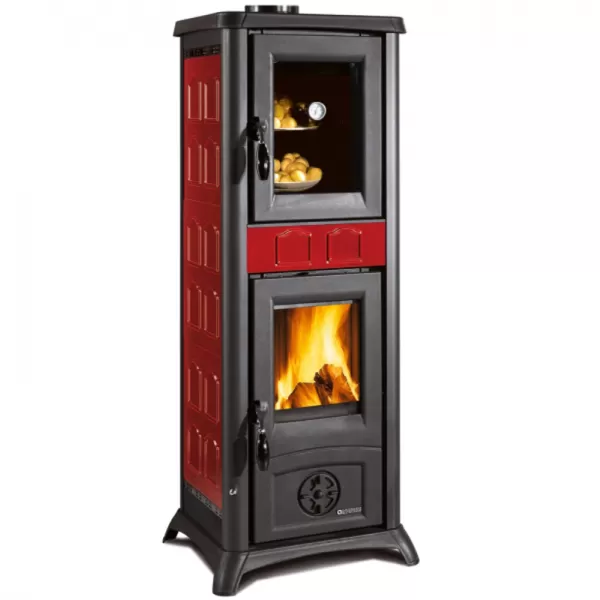 Kachlová kamna bordó LA NORDICA GEMMA FORNO 5.0 ELEGANCE