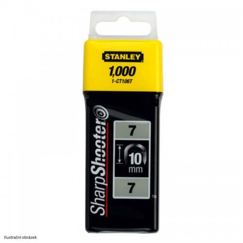 Sponky na kabely TYP 7 CT100, 14mm 1000ks Stanley 1-CT109T