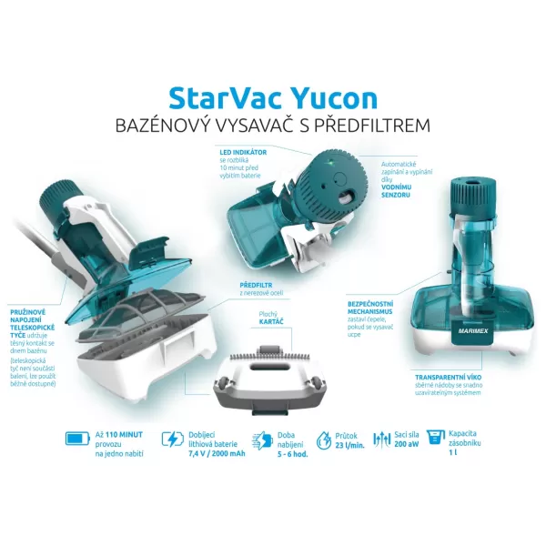 Vysavač bazénový StarVac Yucon Marimex 10800049