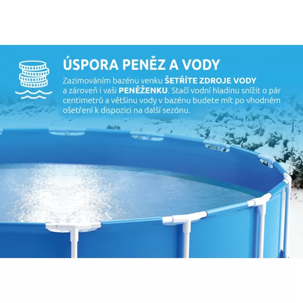 Bazén Marimex Florida 3,66x0,99 m se zabudovaným skimmerem - motiv TEAK 10340285