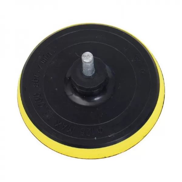 Nosič brusných výseků do vrtačky 125mm s vloženou vrstvou měkké a ohebné pěny EXTOL CRAFT 108425
