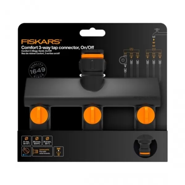 Trojcestný ventil ke kohoutku Comfort, On/Off Fiskars 1070578